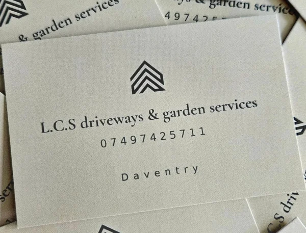 image of L.C.S. Driveways contact cards